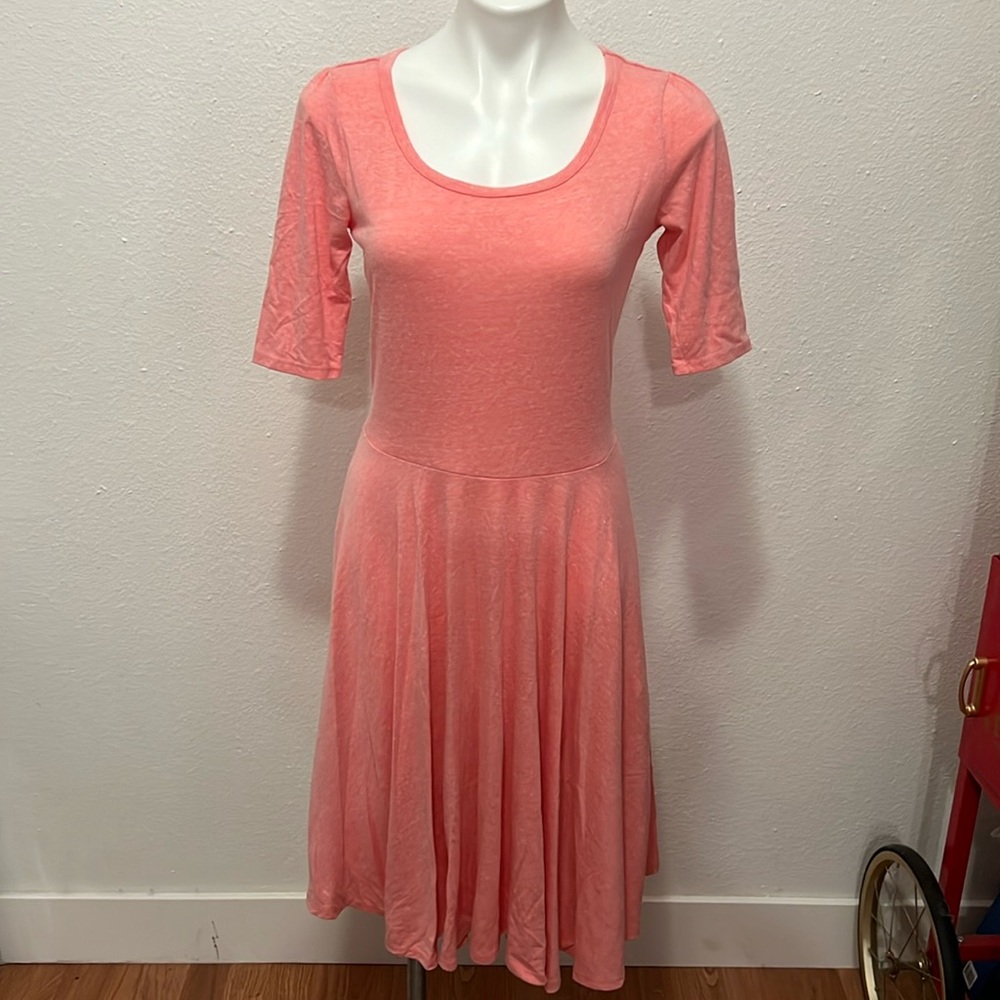 Lularoe Pink Dress Sz M